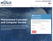 Tablet Screenshot of mitech-services.com